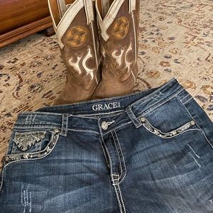 Grace in LA sequined jeans
